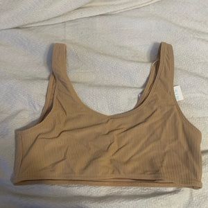 Frankie’s Bikinis Connor rubber scoop bikini top Large  ✨👙🌊